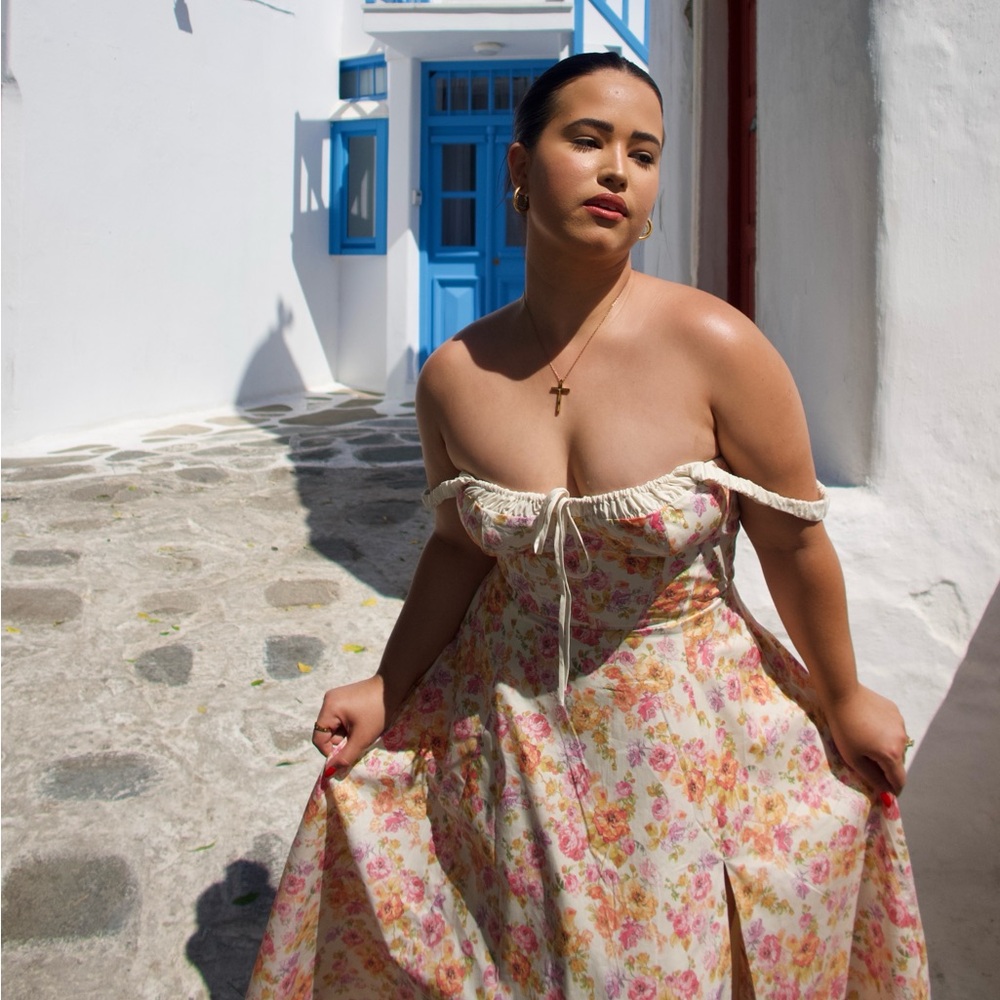House of CB Floral Maxi Dress - SABRINA
Ivory Print Bustier Sundress